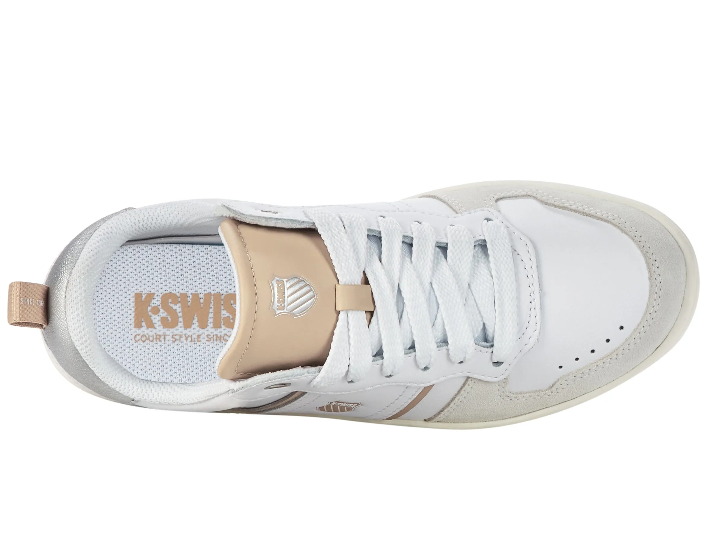 98903-905-M | LOZAN MATCH LTH | WHITE/WARM TAUPE/STARWHITE/SILVER