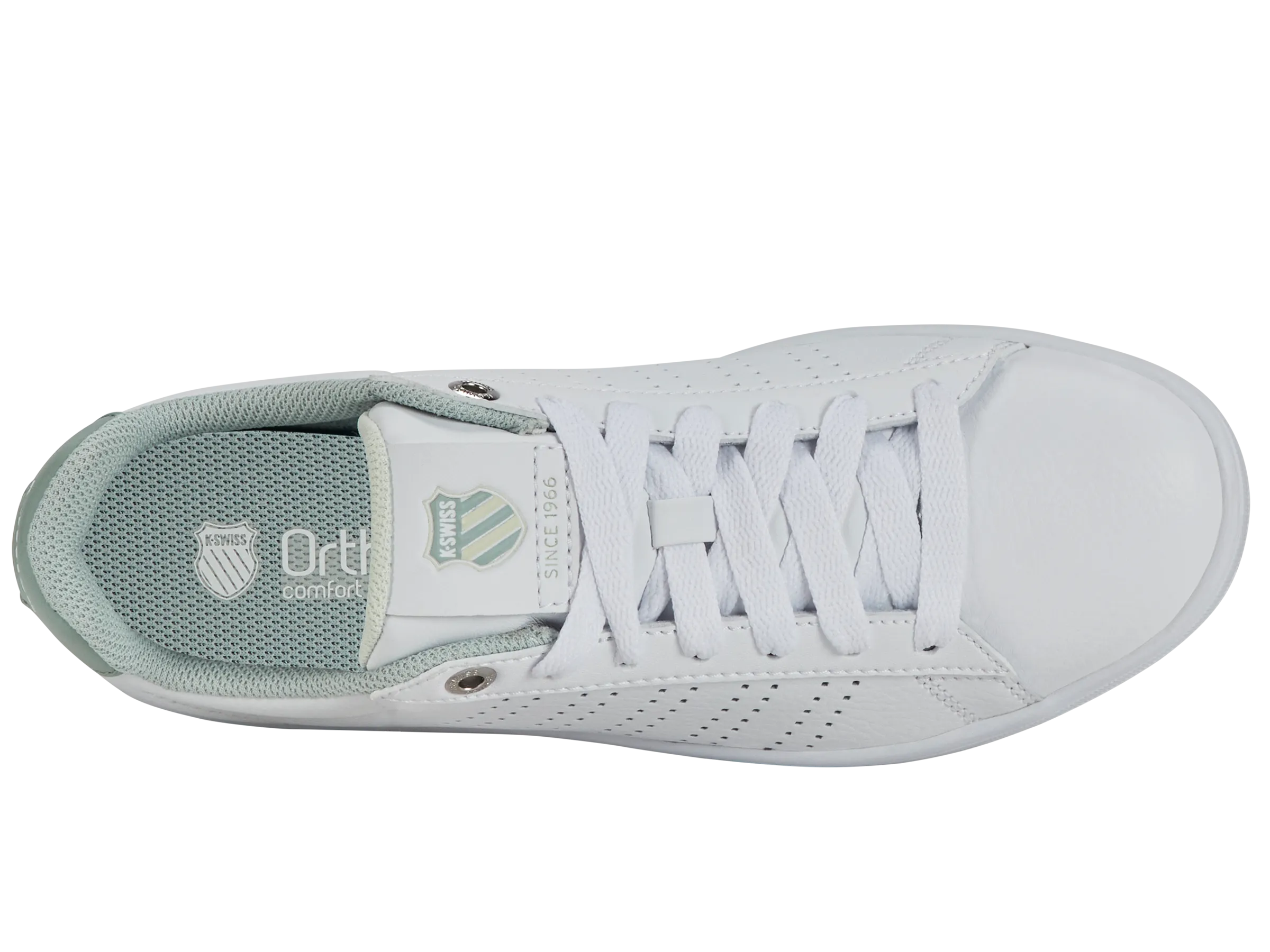 99188-134-M | BASE COURT | WHITE/CANARY GREEN/FROSTY GREEN