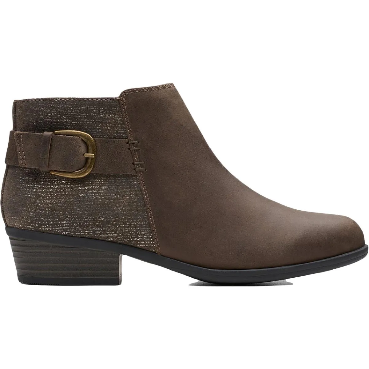 Addiy Kara Womens Stacked Heel Ankle Booties