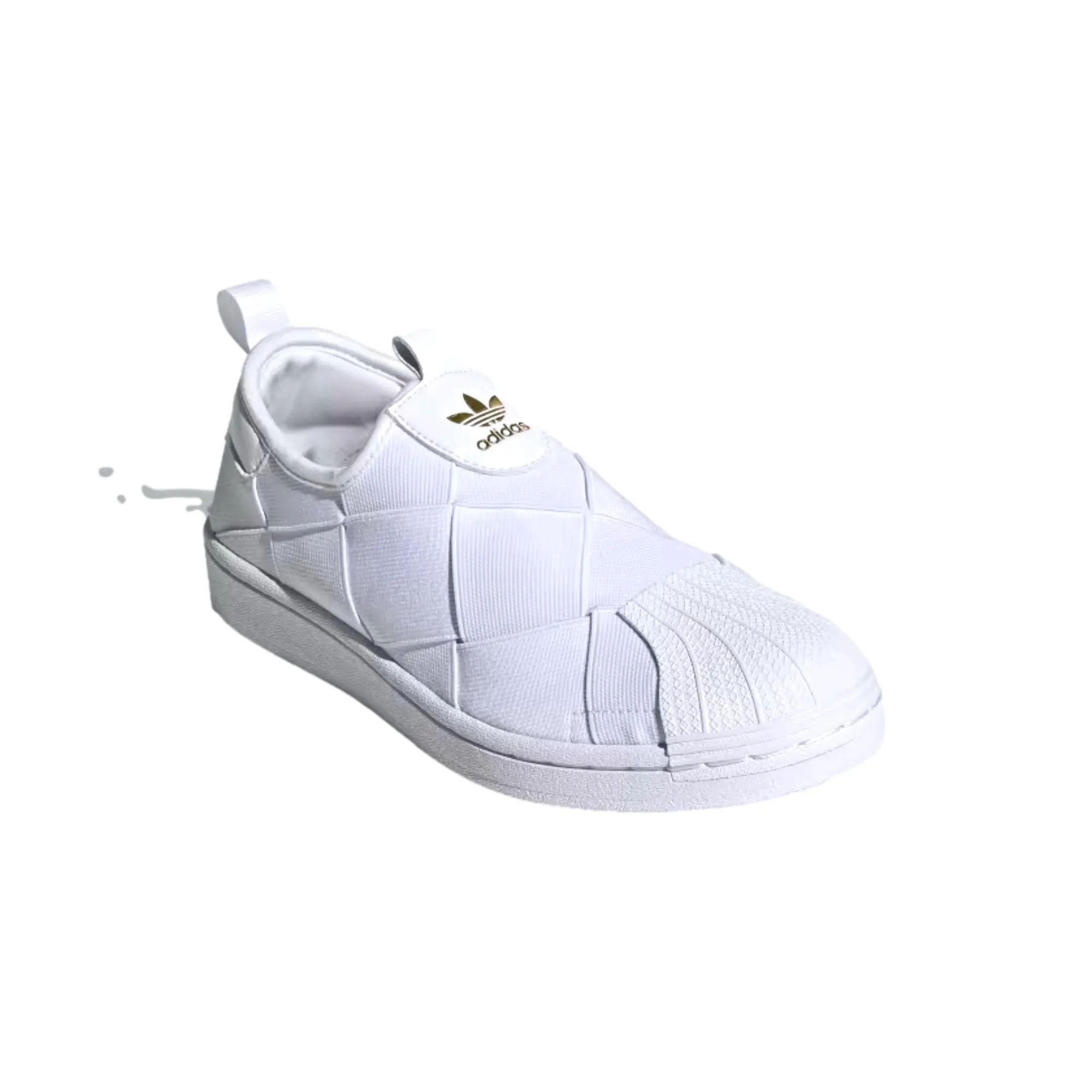 Adidas Superstar SlipOn Cloud White / Cloud White / Gold Metallic  FV3186 Women's