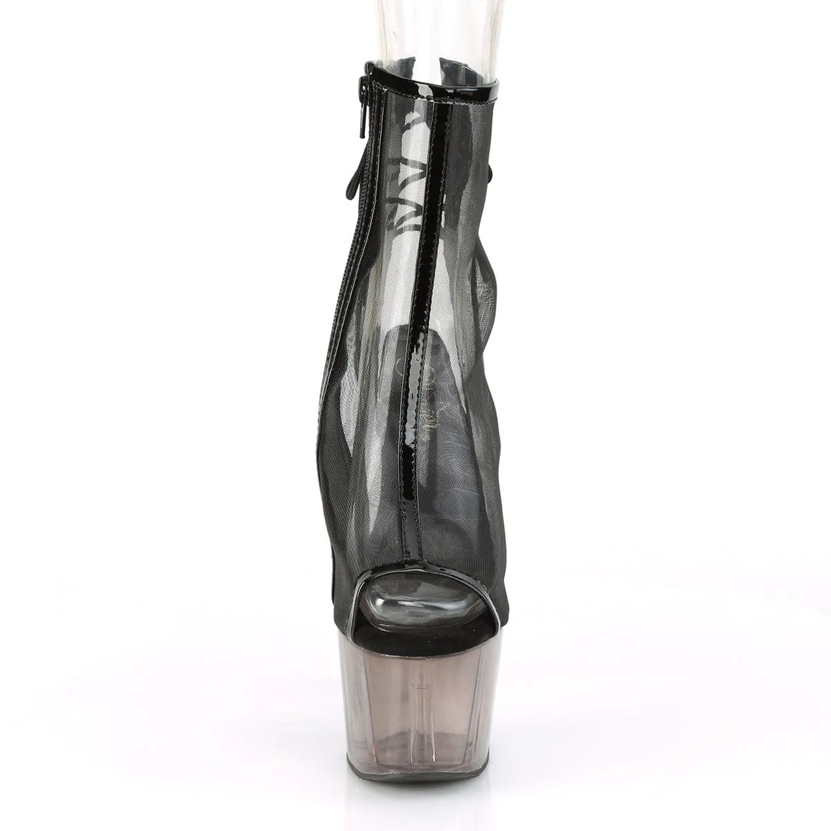 ADORE-1018MSHT Black Patent -Mesh/Smoke Tinted
