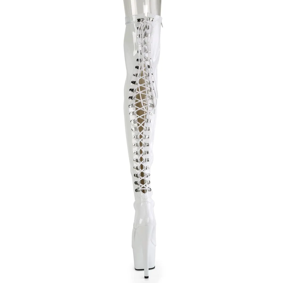 ADORE-3063 White /White Thigh Boots