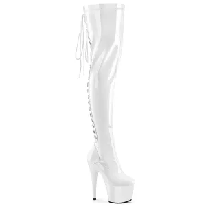 ADORE-3063 White /White Thigh Boots