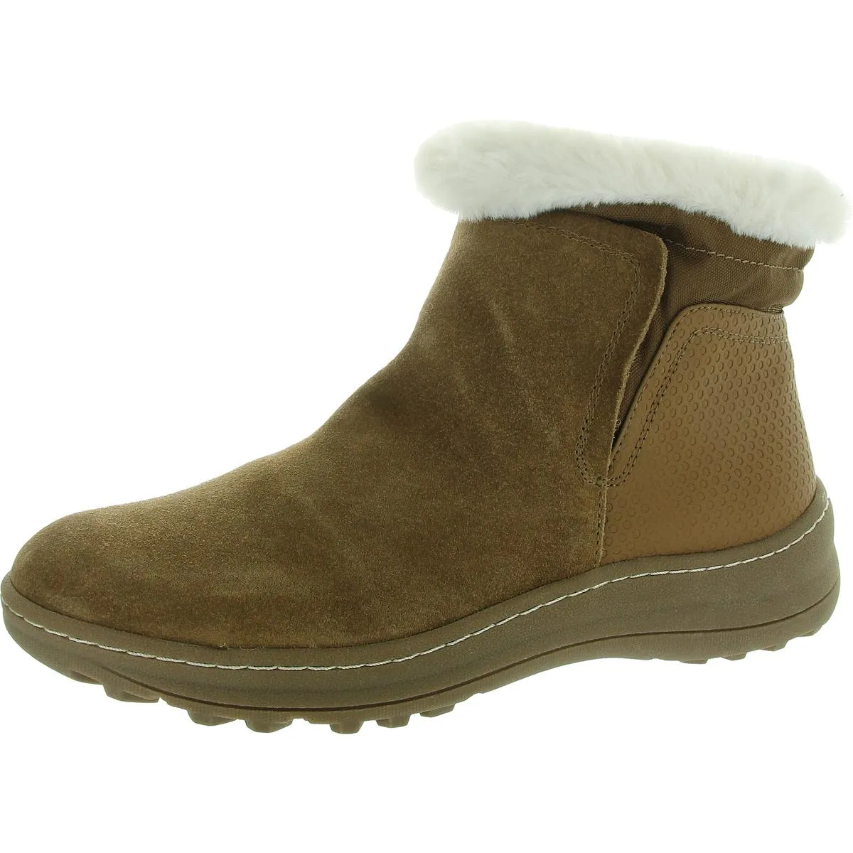 Aidan Womens Suede Embossed Winter & Snow Boots