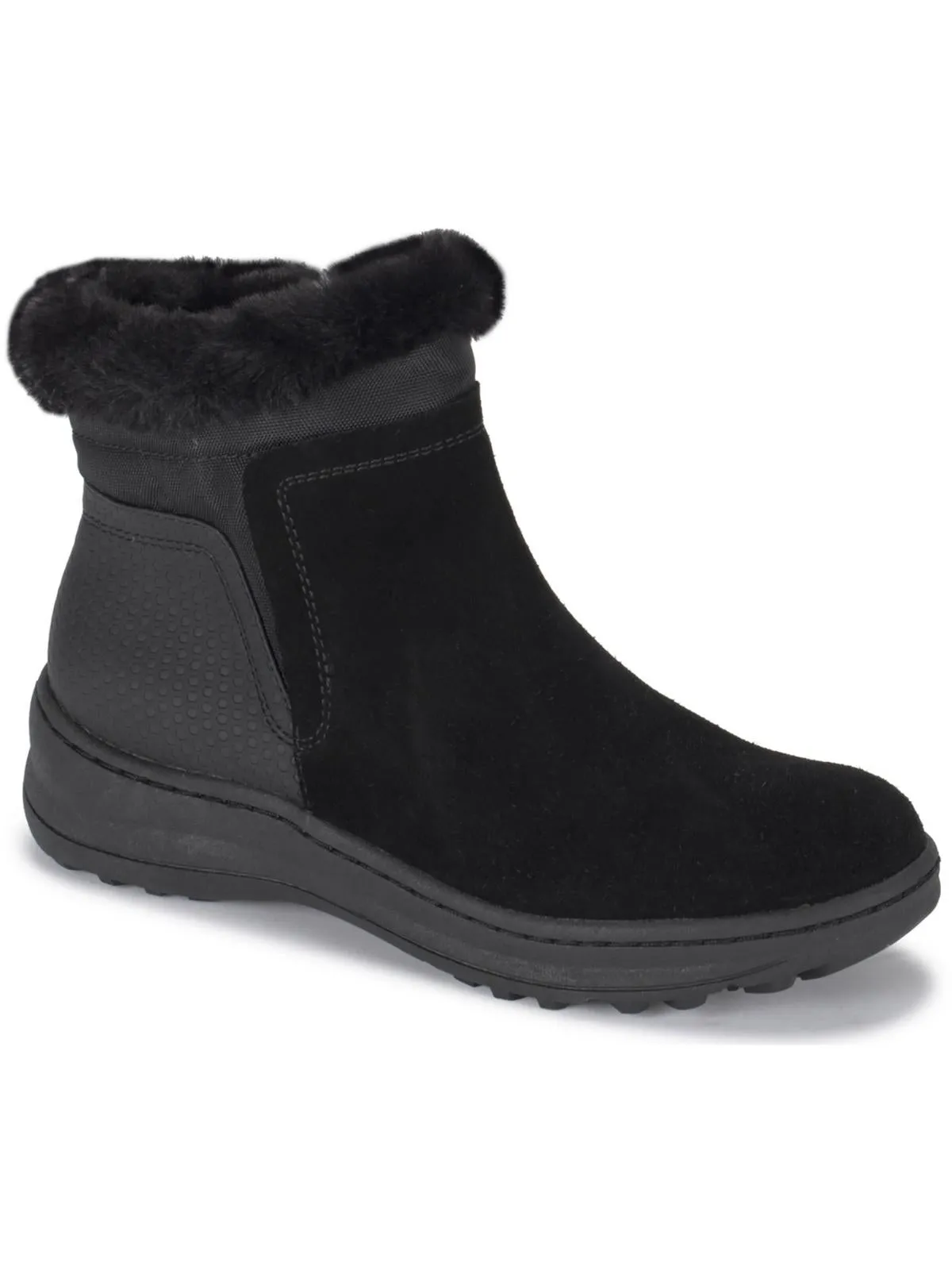 Aidan Womens Suede Embossed Winter & Snow Boots