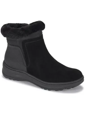 Aidan Womens Suede Embossed Winter & Snow Boots