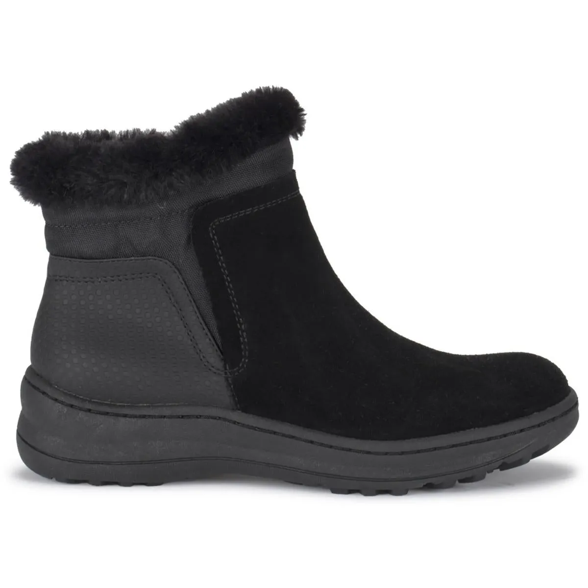 Aidan Womens Suede Embossed Winter & Snow Boots