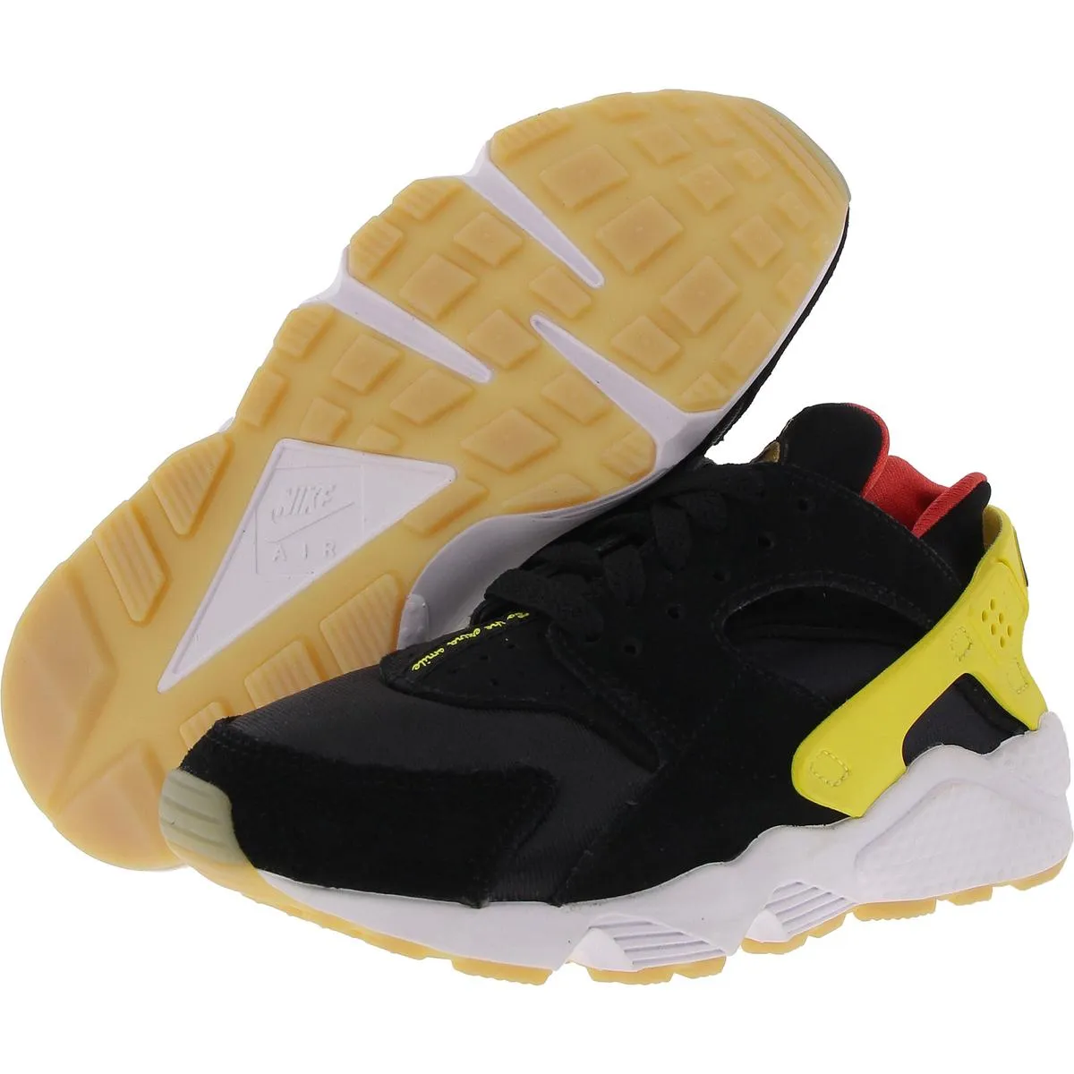 Air Huarache Womens Lace-Up Manmade Running & Training Shoes
