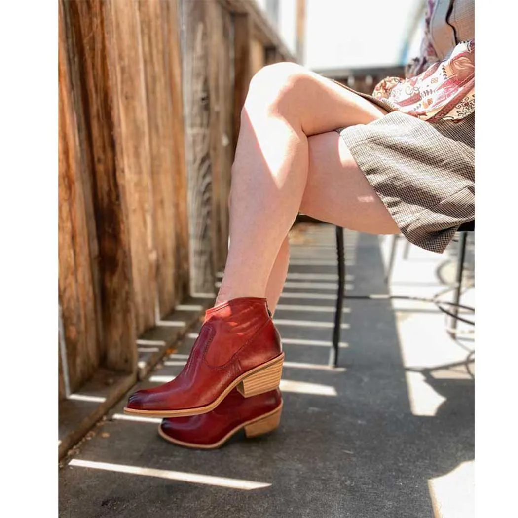 Aisley Women's Boot in Striking Rosso Red