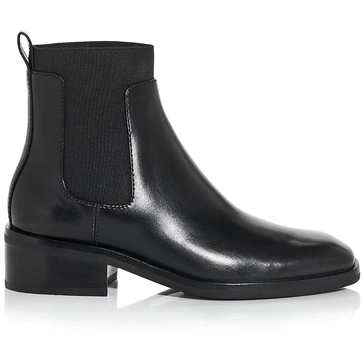 Alexa Womens Leather Pull On Chelsea Boots