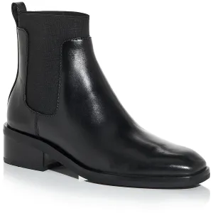 Alexa Womens Leather Pull On Chelsea Boots