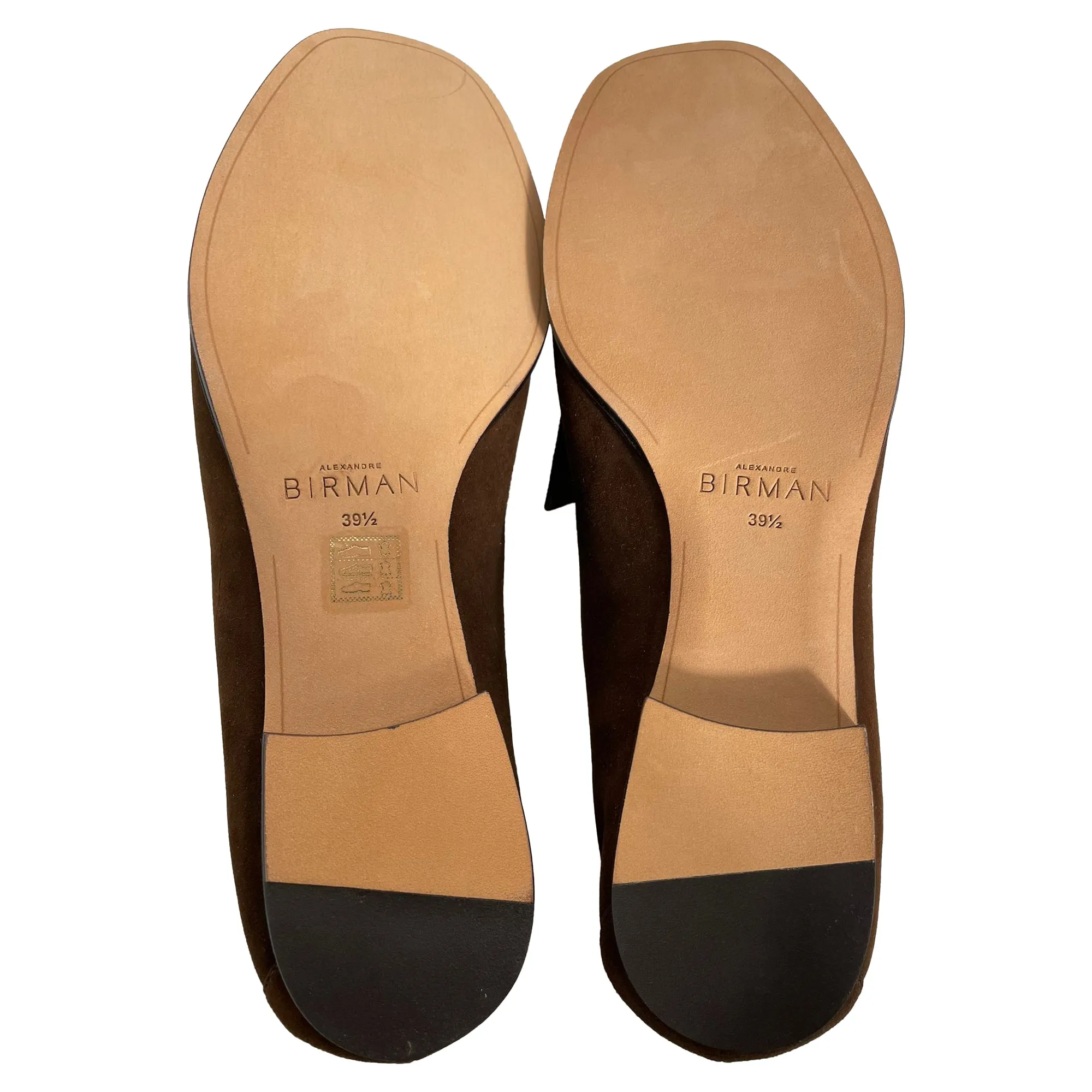 Alexandre Birman Clarita Bow Loafers in Brown Suede