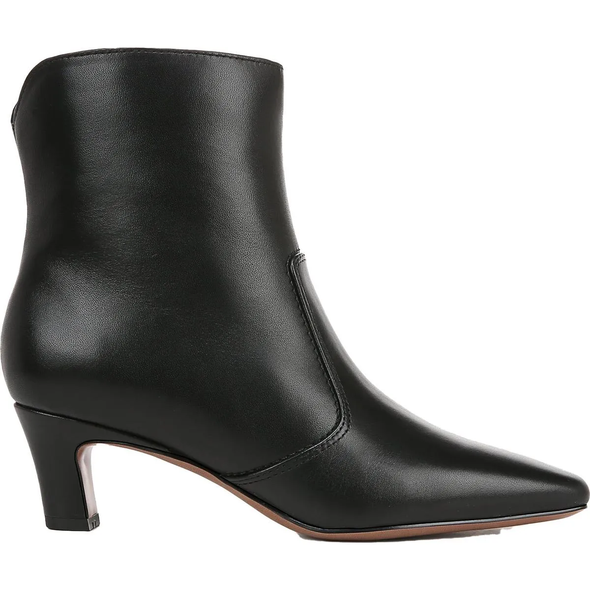 Alexandria Womens Zipper Leather Booties