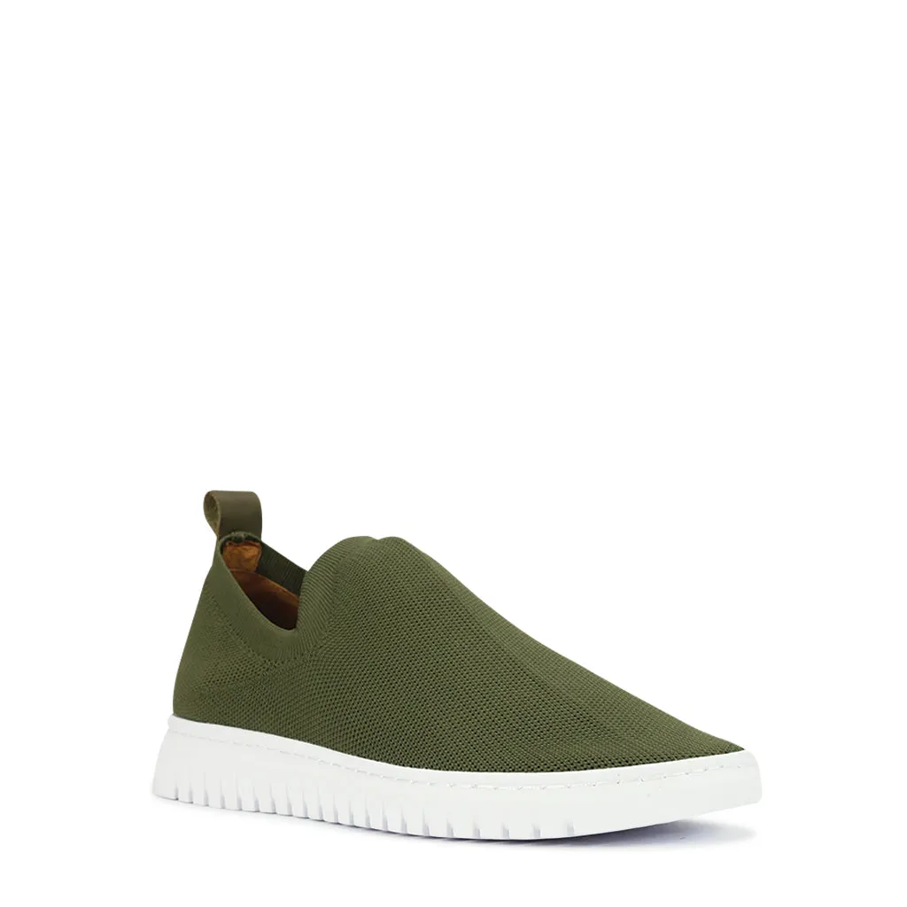 ALISE LEATHER SLIDE SNEAKERS