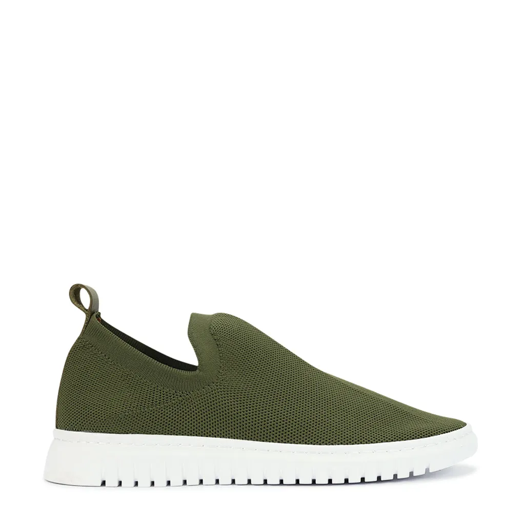 ALISE LEATHER SLIDE SNEAKERS