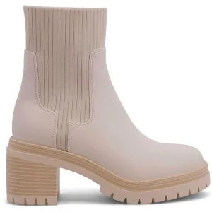 Alonza Womens Lugged Sole Leather Chelsea Boots