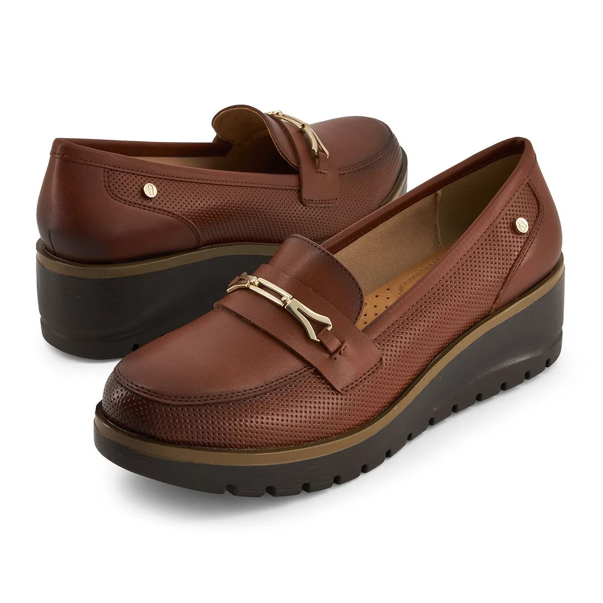 Andrea Wedge Loafers