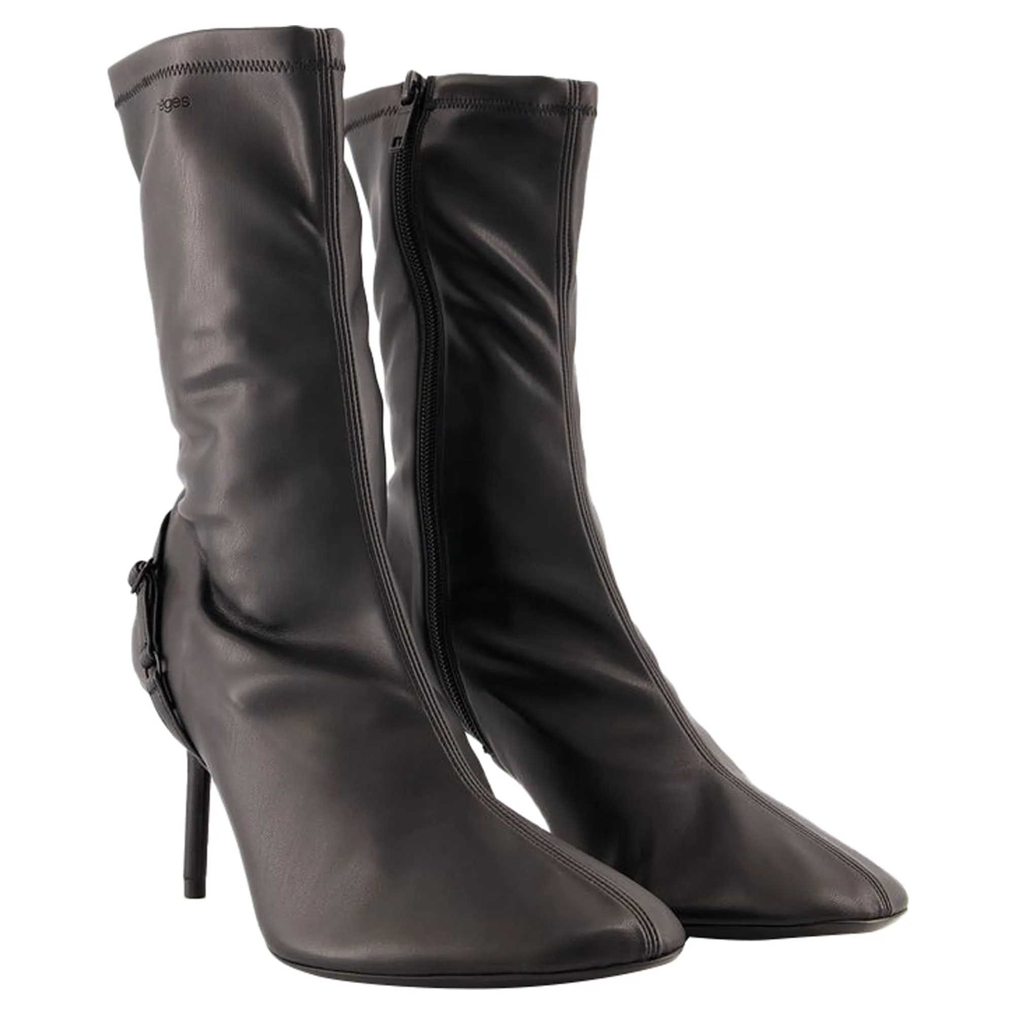 Ankle Boots - Courreges - PVC - Black