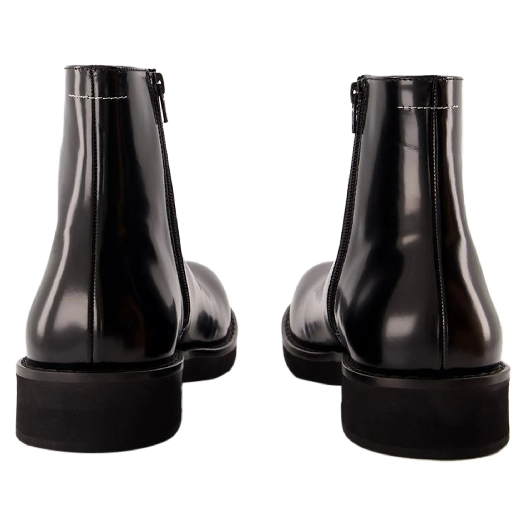 Ankle Boots - MM6 Maison Margiela - Leather - Black