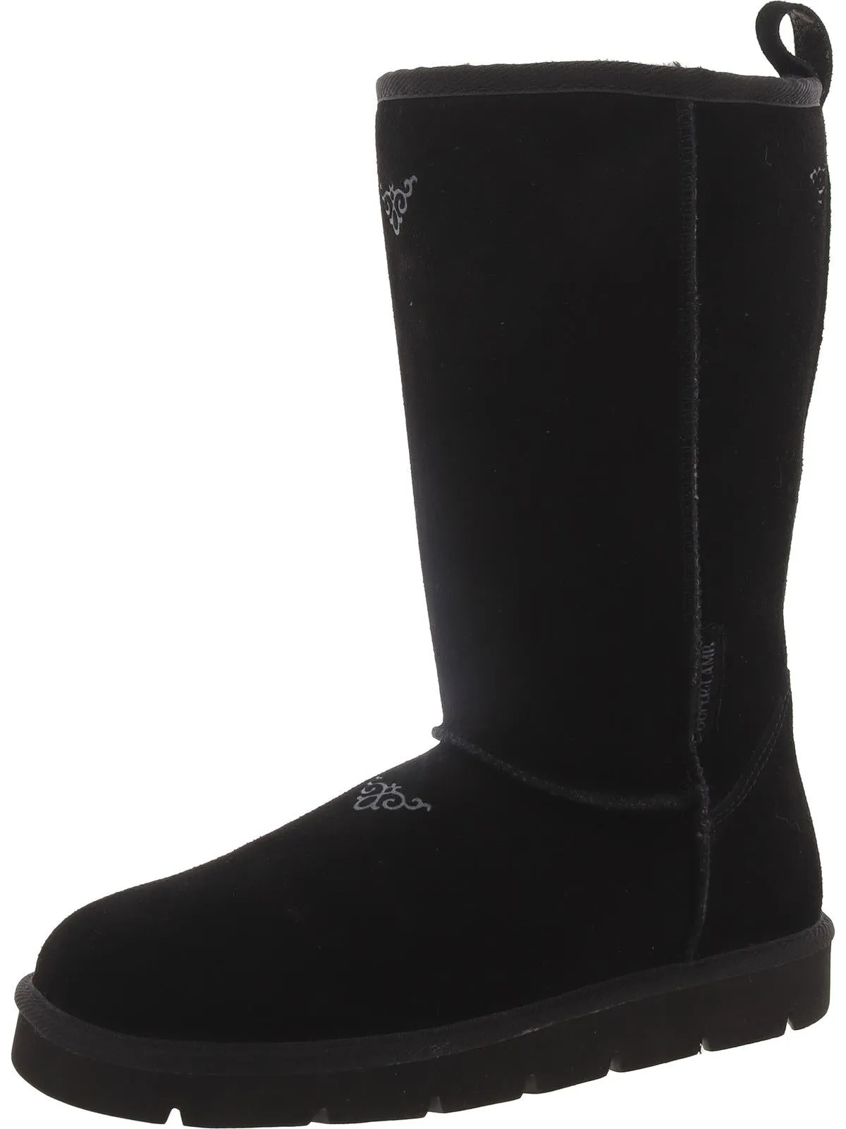 Argali 11" Womens Suede Pull On Mid-Calf Boots