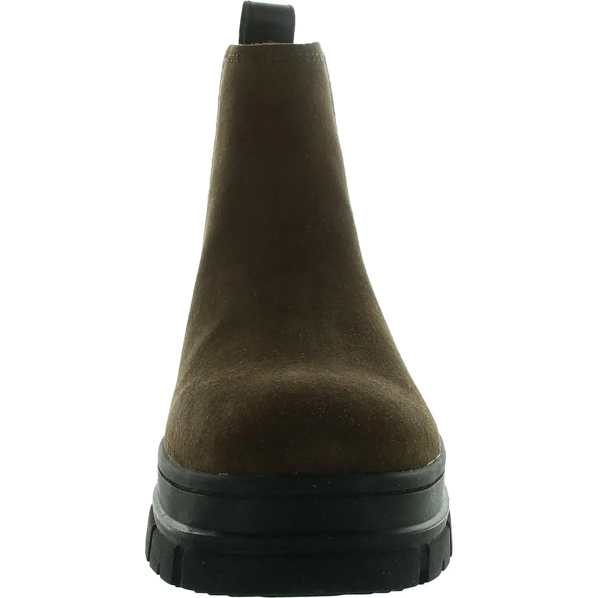 Ashton Womens Stretch Suede Chelsea Boots