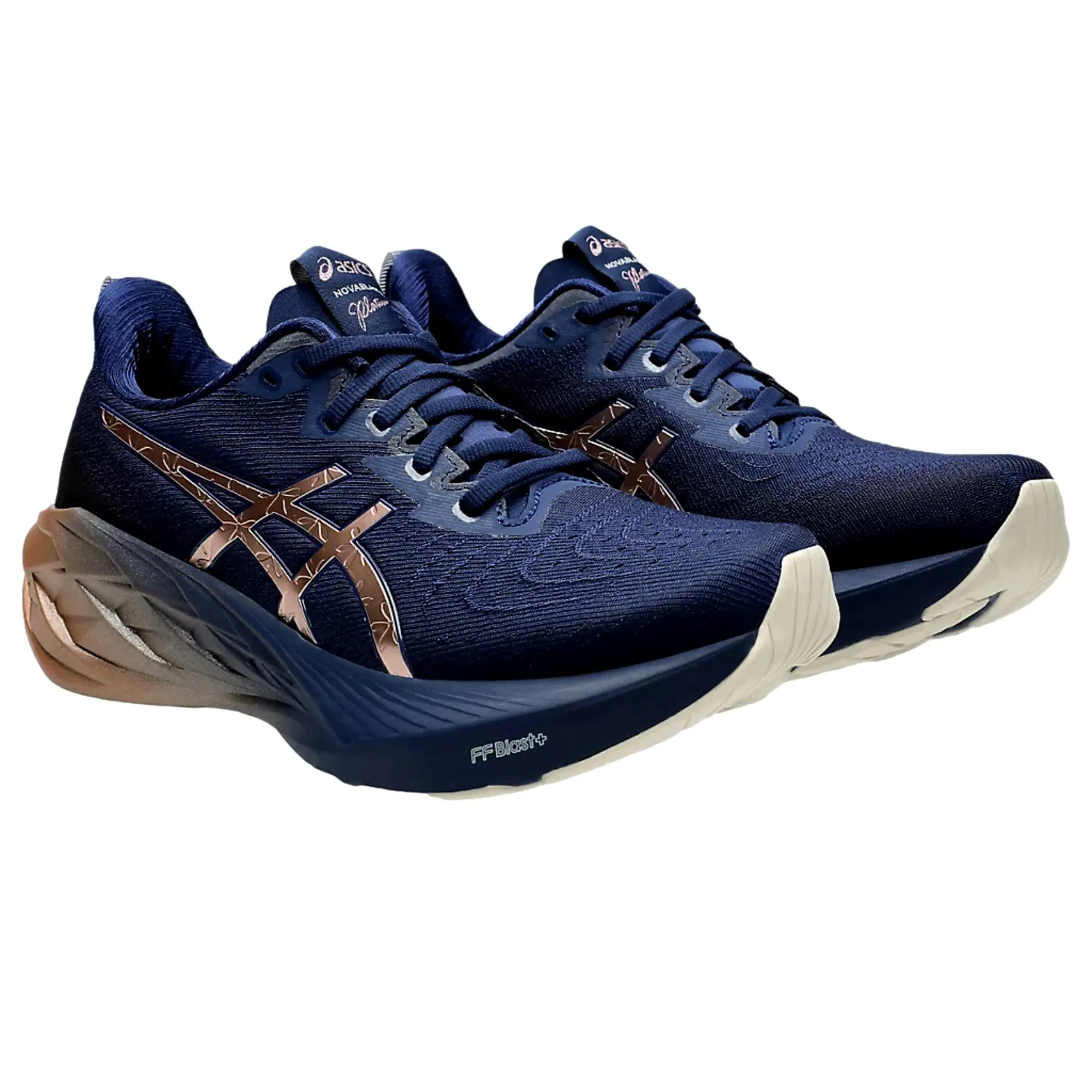 Asics Novablast 4 Platinum Blue Expanse / Rose Gold  1012B739-400 Women's