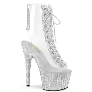 BEJEWELED-1016C-2-7 Clear-Rhinestones/Silver Rhinestones