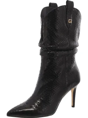 Benisa Womens Heels Pumps Mid-Calf Boots