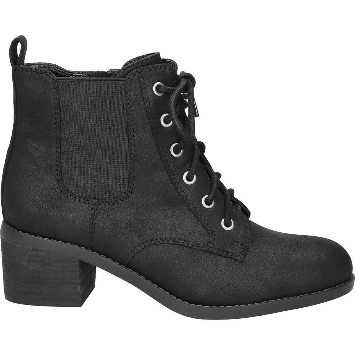 BISMARK Womens Lace-Up Manmade Ankle Boots