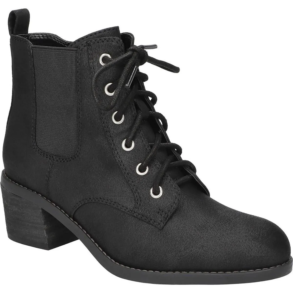 BISMARK Womens Lace-Up Manmade Ankle Boots