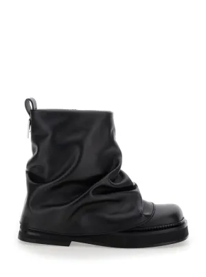 Black Mini Robin' Combat Boot