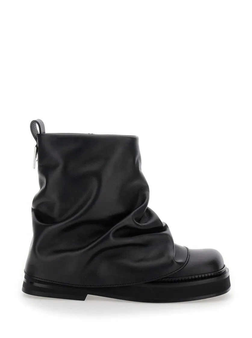 Black Mini Robin' Combat Boot