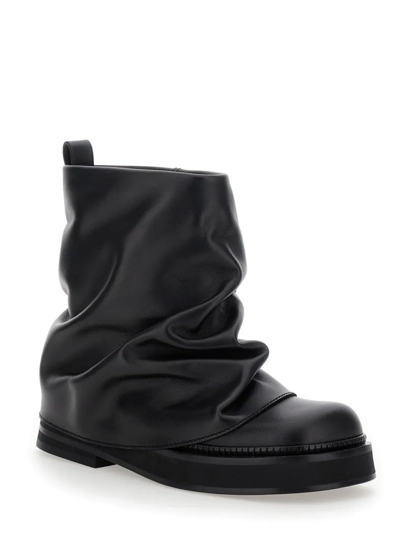 Black Mini Robin' Combat Boot