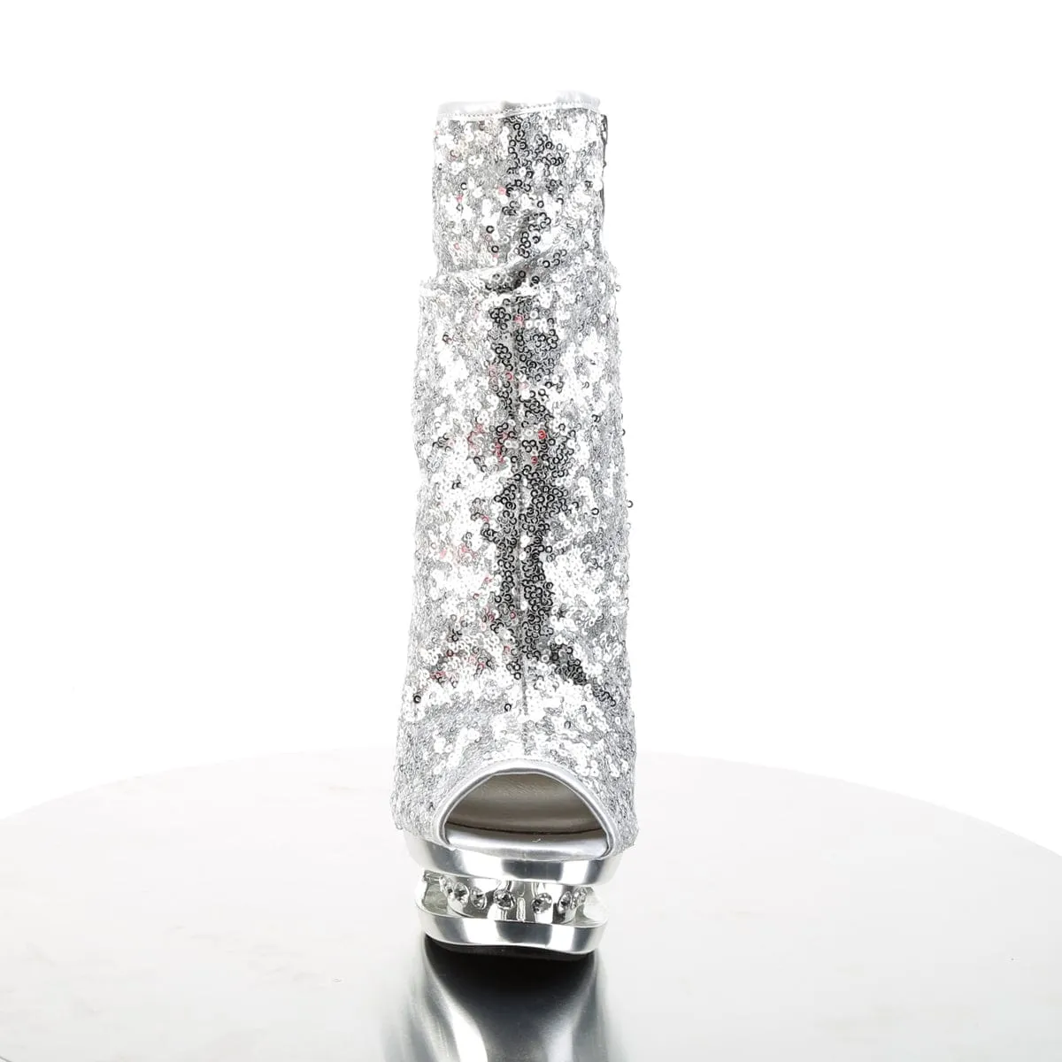 BLONDIE-R-1008 Silver Sequins/Silver Chrome