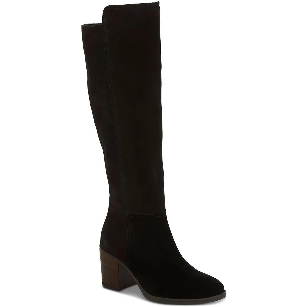 Bonnay Womens Extra Wide Calf Suede Knee-High Boots