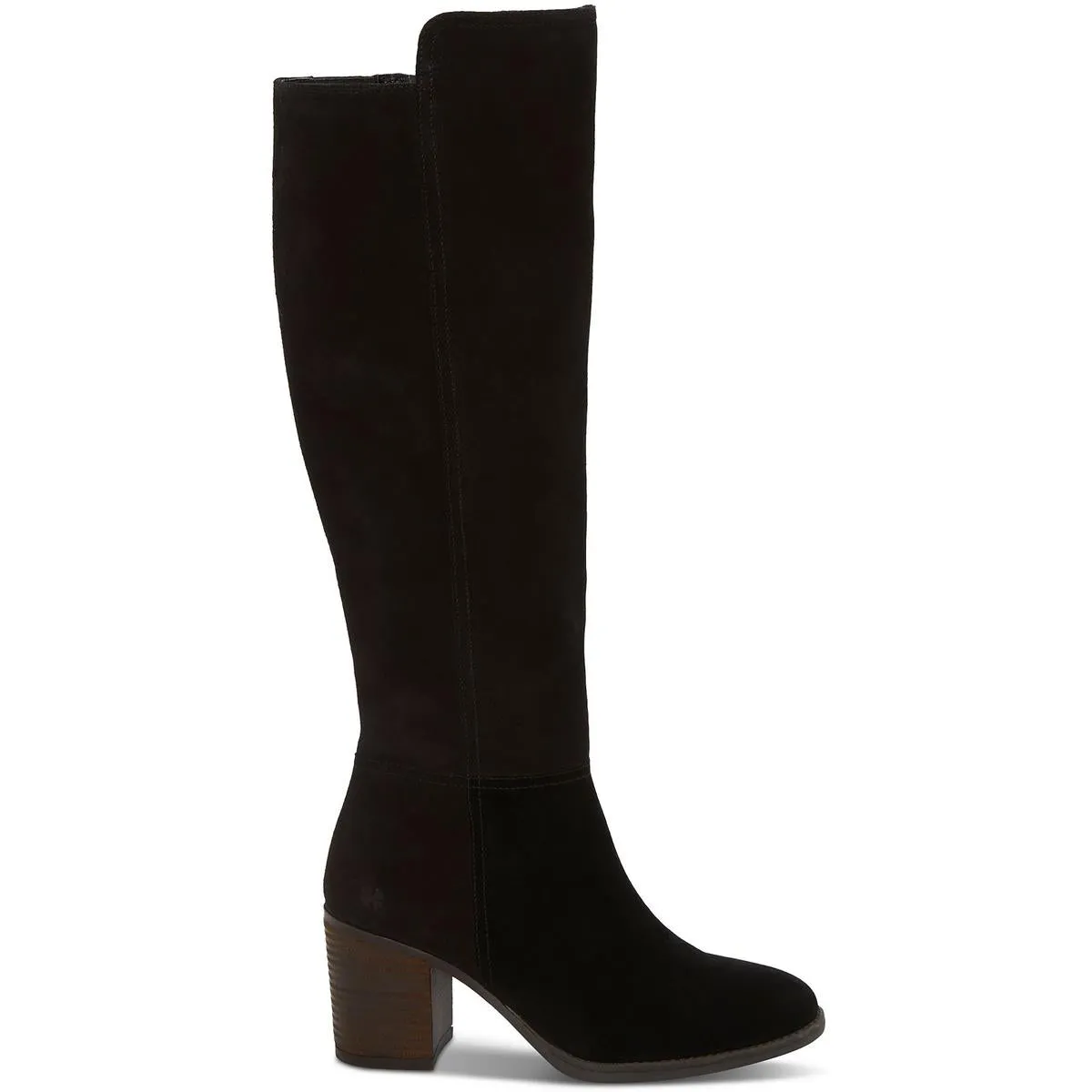 Bonnay Womens Extra Wide Calf Suede Knee-High Boots