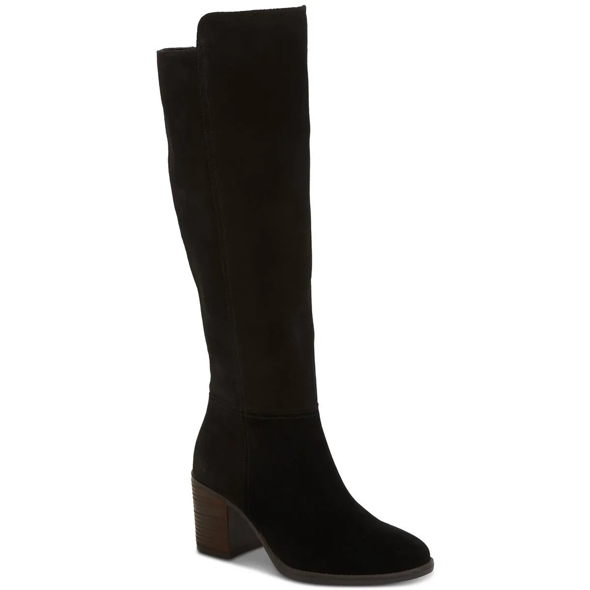 Bonnay Womens Extra Wide Calf Suede Knee-High Boots
