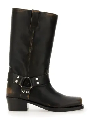 Boot Roxy With Distressed Finish
