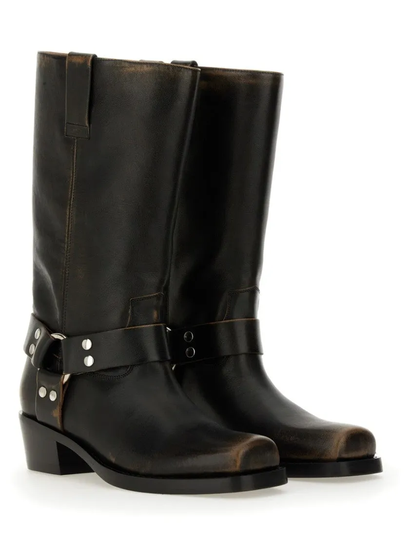Boot Roxy With Distressed Finish