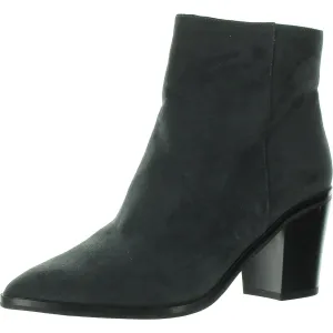 Braxton Fab Womens Zipper Faux Suede Ankle Boots