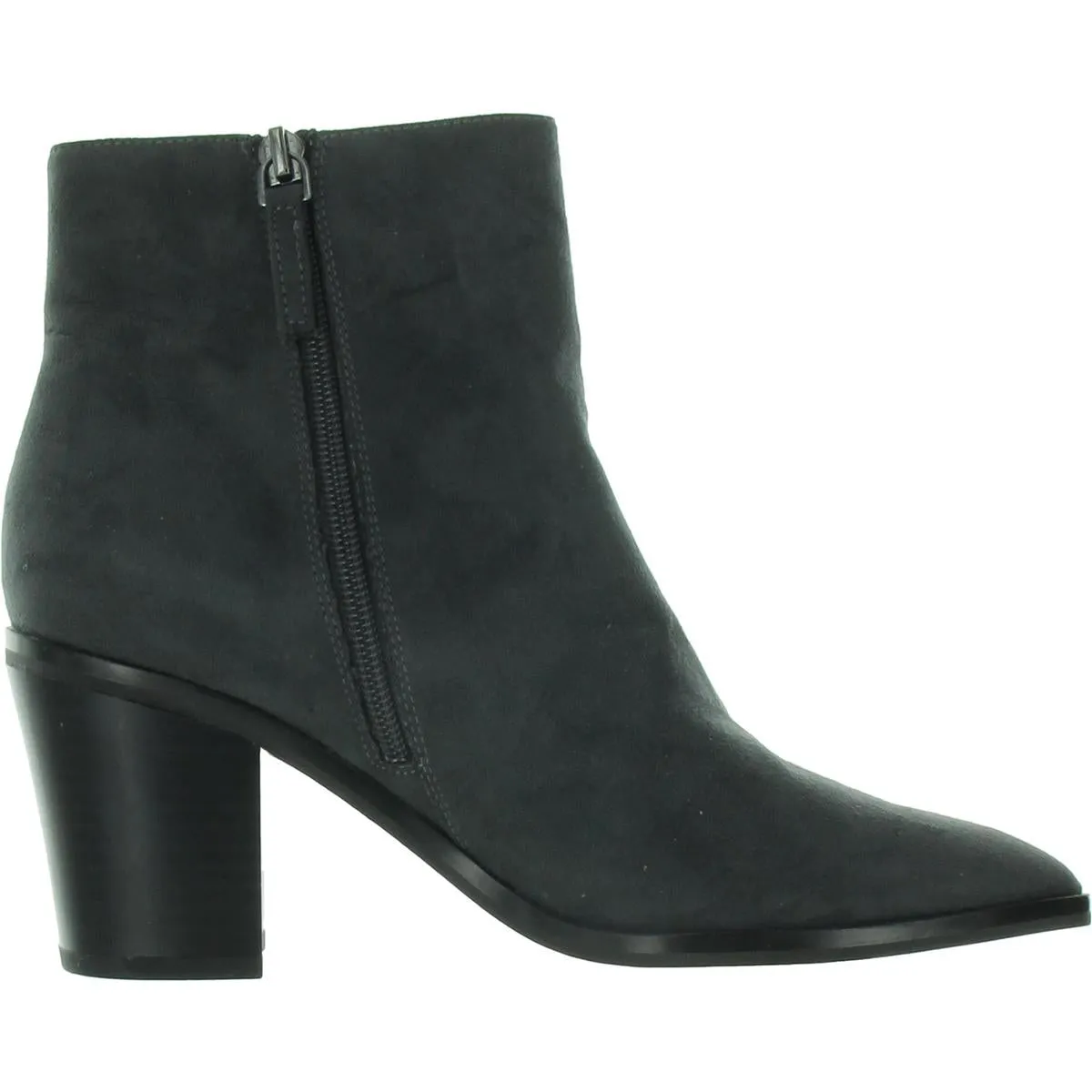 Braxton Fab Womens Zipper Faux Suede Ankle Boots