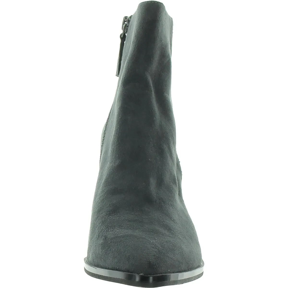 Braxton Fab Womens Zipper Faux Suede Ankle Boots