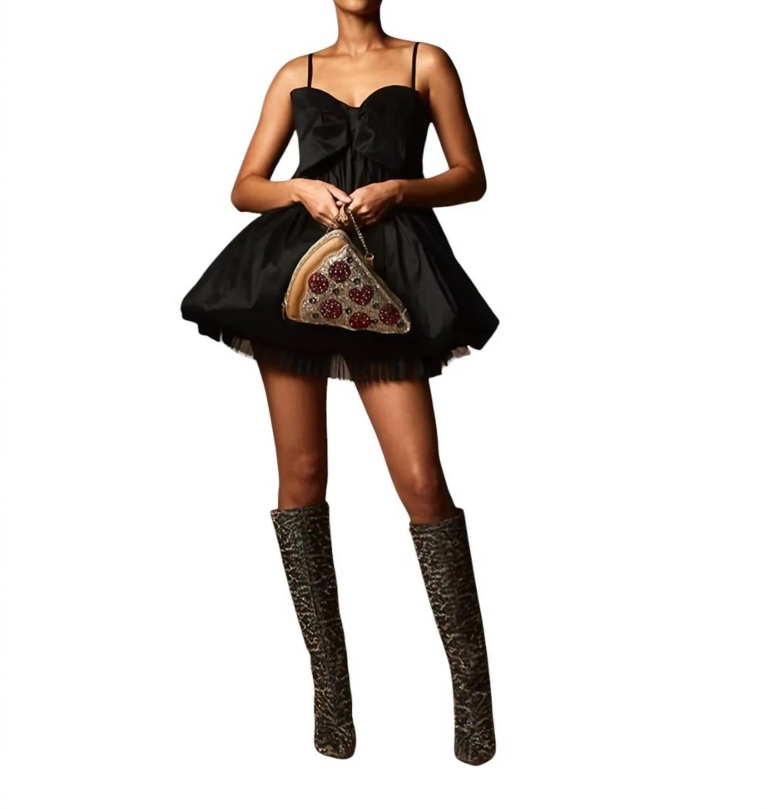 Brea Knee High Boots In Leopard