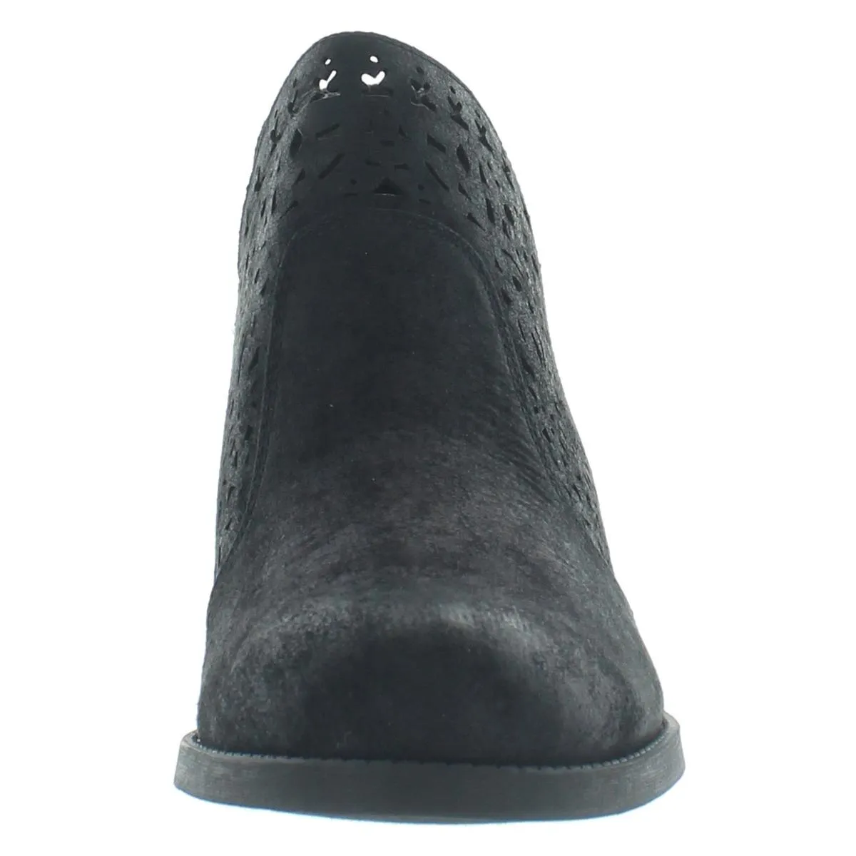 Bridgett Womens Faux Leather Almond Toe Booties
