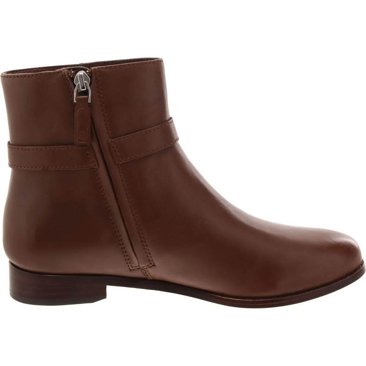 Brooke Womens Leather Ankle Booties