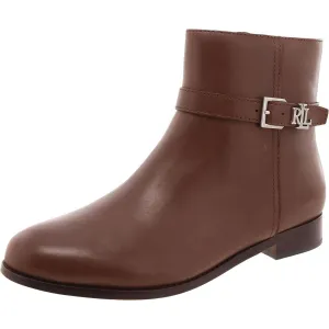 Brooke Womens Leather Ankle Booties
