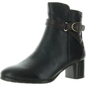 Calafat W1Z Womens Leather Heels Booties