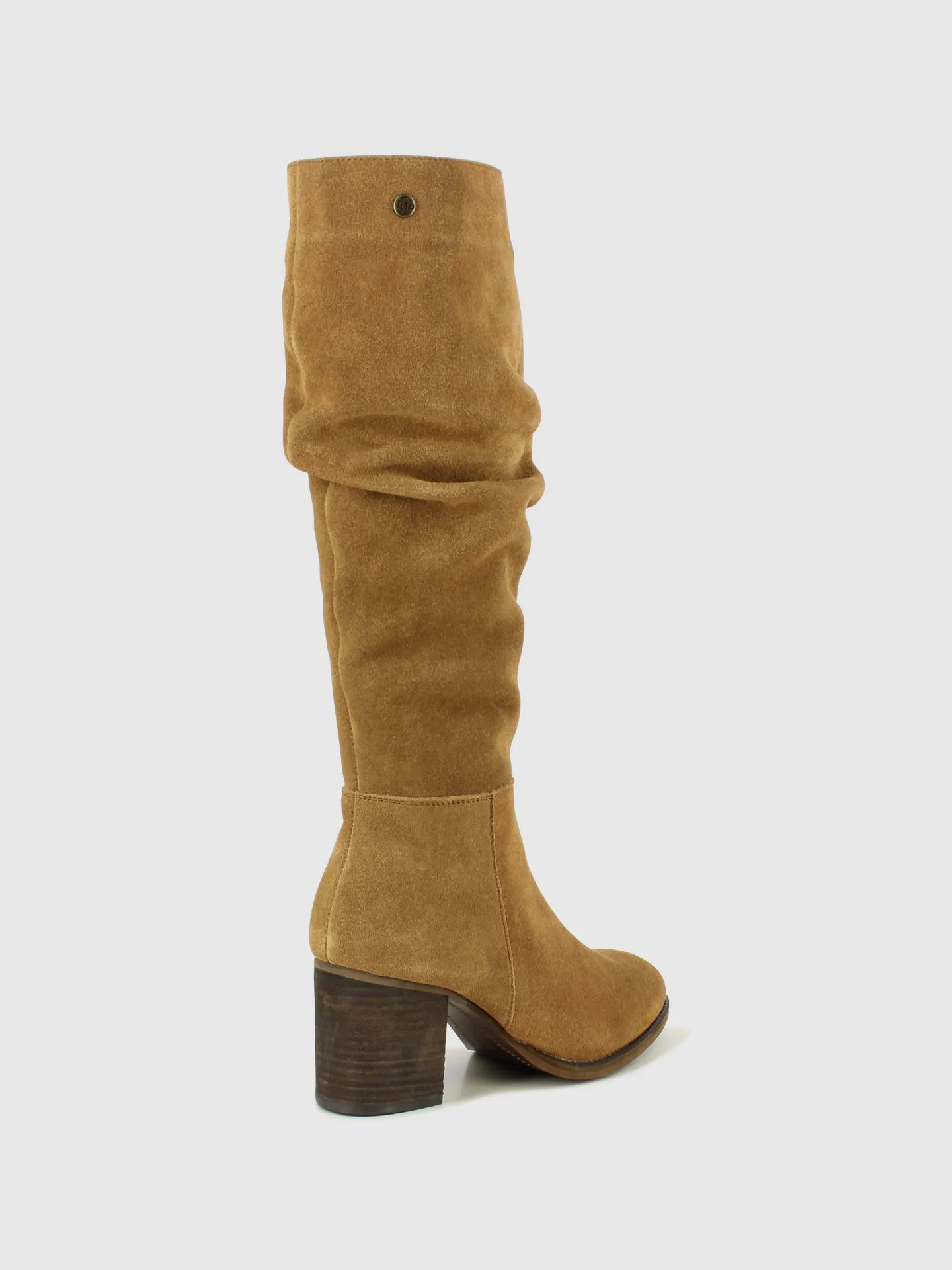 Camel Zip Up Boots