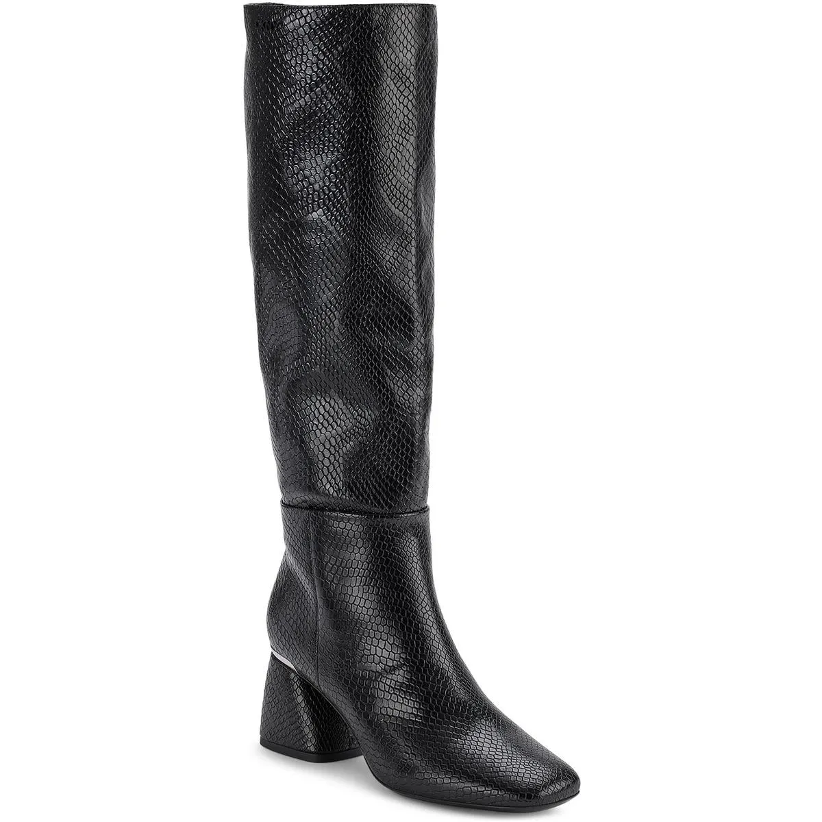 Cana Womens Block Heel Man Made Knee-High Boots