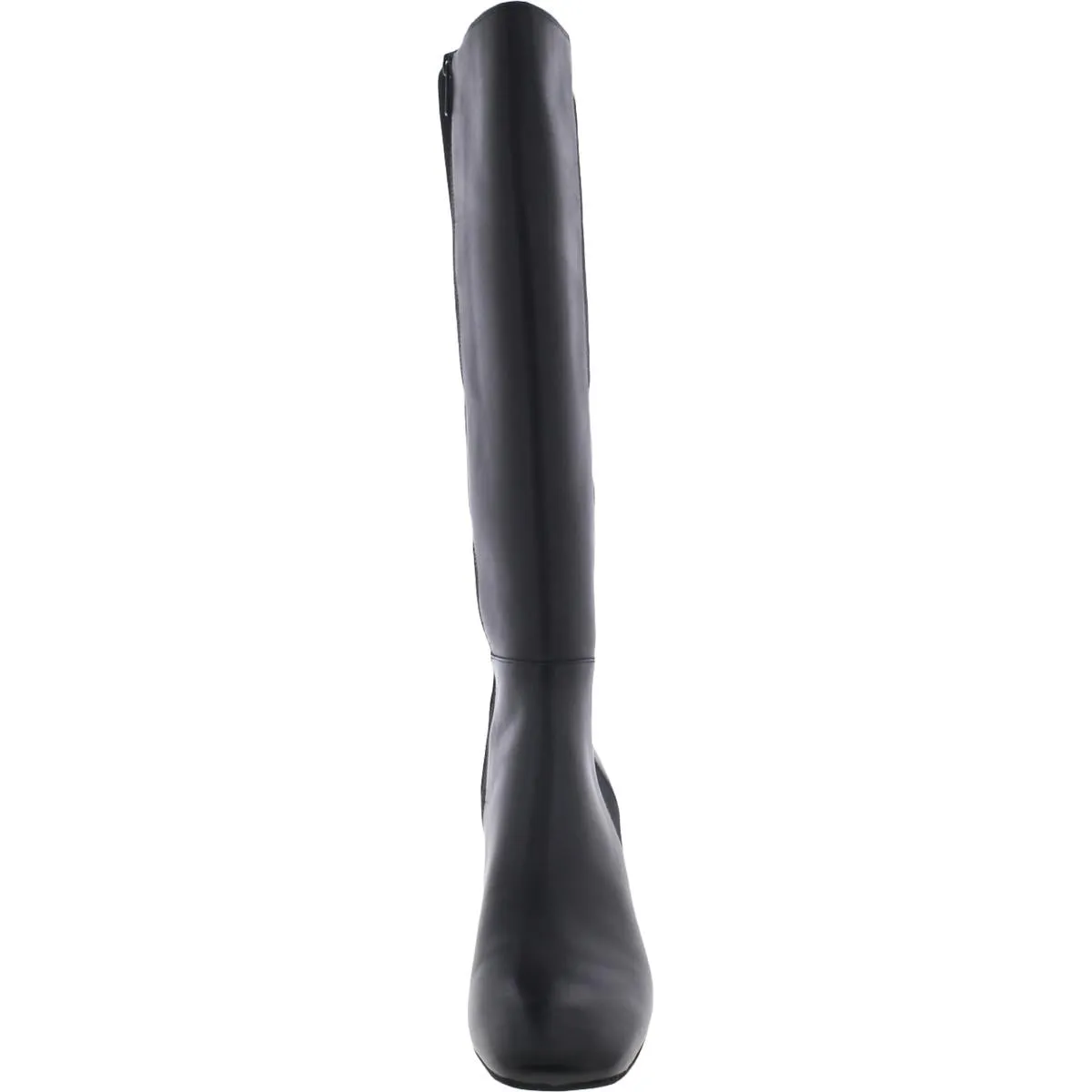 Careen Womens Leather Square-Toe Knee-High Boots